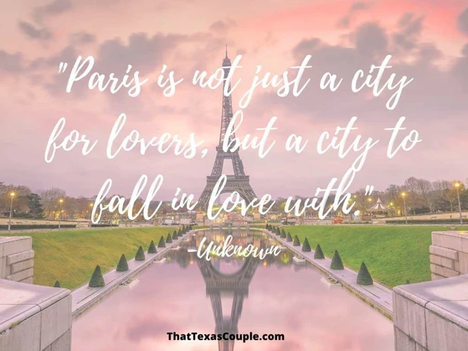 Paris: Die Stadt Der Liebe