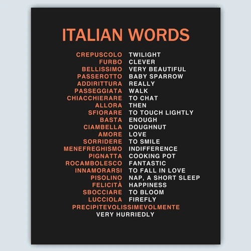 Die Schönheit Der Italienischen Sprache
