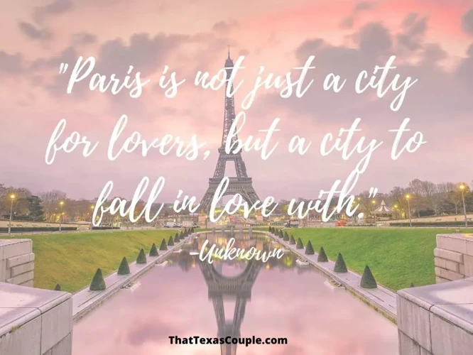 Die Romantik Von Paris